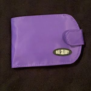 Big Skinny Purple Small Women's Wallet